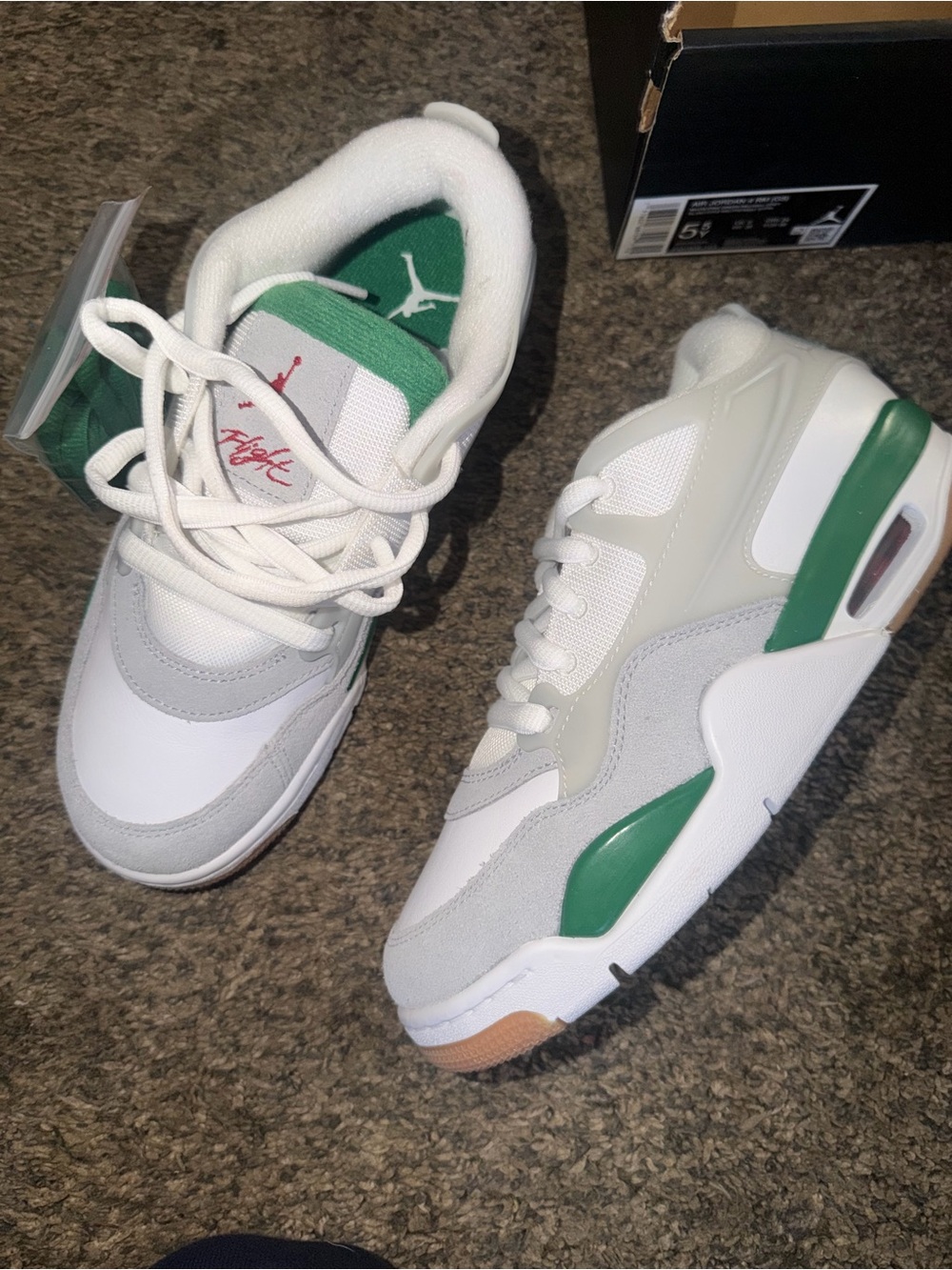 Air Jordan 4 RM pine green BNIB sz 5.5Y